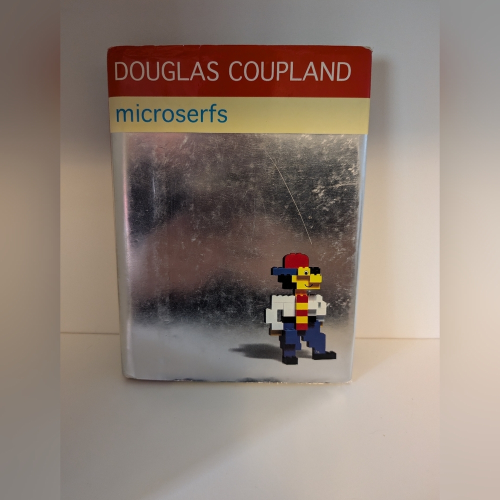 Douglas Coupland 'Microserfs' Book with Silver Cover